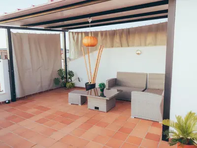 Zona de estar de Apartamentos Molino Almona HC