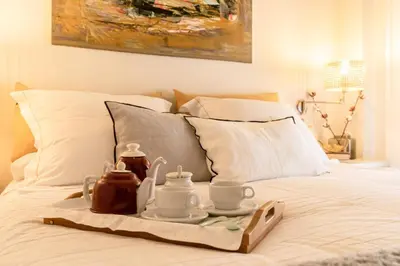 Cama o camas de una habitación en GoToSeville San Bernardo