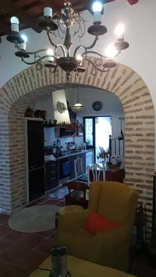 Una cocina o zona de cocina en Casa rural villa luxury village cazalla de la Sierra 8 pax
