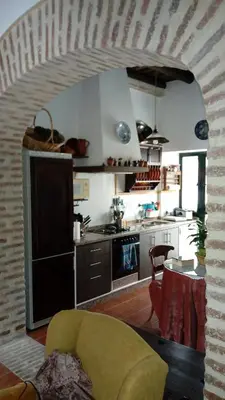 Una cocina o zona de cocina en Casa rural villa luxury village cazalla de la Sierra 8 pax