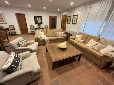 Zona de estar de Villa Mercedes