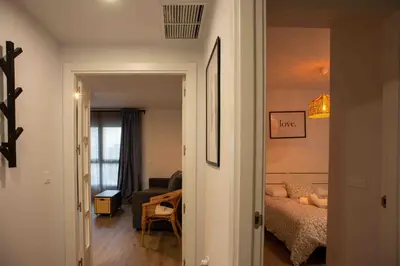 Cama o camas de una habitación en Precioso apartamento para rest work and enjoy en Cordoba Centro 5B