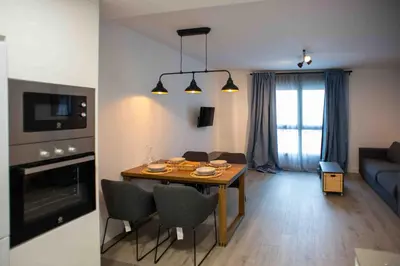 Una cocina o zona de cocina en Precioso apartamento para rest work and enjoy en Cordoba Centro 5B
