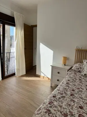 Cama o camas de una habitación en La Casita de San Benito
