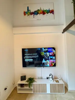 Una televisión o centro de entretenimiento en Exclusive Apartment Alameda Sevilla