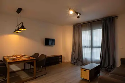 Una televisión o centro de entretenimiento en Apartamento en Córdoba Centro 4F