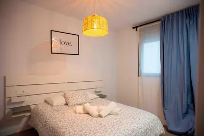 Cama o camas de una habitación en Apartamento en Córdoba Centro 4F