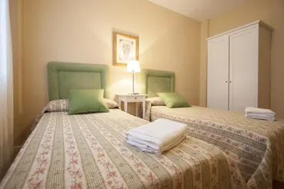 Cama o camas de una habitación en Macarena Flat