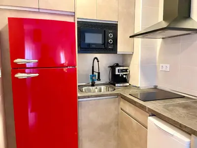 Una cocina o zona de cocina en La Pera Limonera Jaén