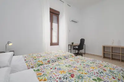 Cama o camas de una habitación en Casa Curro - Mansión con Piscina