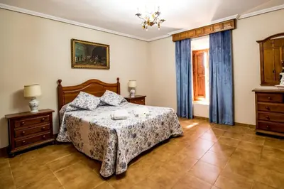 Cama o camas de una habitación en Hacienda Carboneras