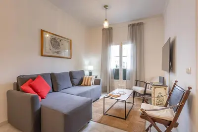 Zona de estar de Archeros Deluxe Suite by Valcambre