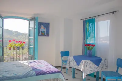 Cama o camas de una habitación en Bohemian Villa Malaga by PriorityVillas