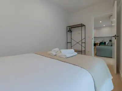 Cama o camas de una habitación en Balcones de San Pedro