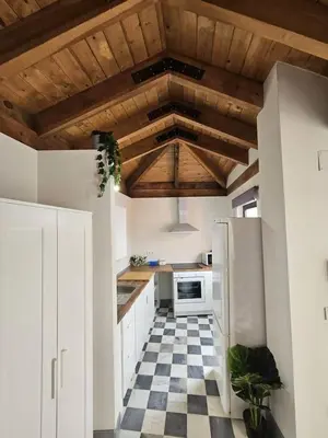Una cocina o zona de cocina en Dúplex con vistas a Las Setas