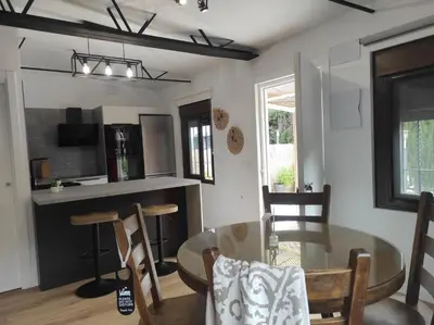 Una cocina o zona de cocina en Silvana campo y ciudad