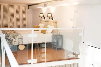 Cama o camas de una habitación en ISG Apartments Conde de Ibarra 9 Free Parking