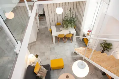 Zona de estar de ISG Apartments Conde de Ibarra 9 Free Parking