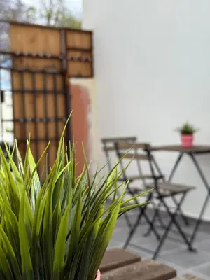 Un patio o zona al aire libre en Habitación Triple con baño compartido SEVILLA DELUXE LOS ROSALES