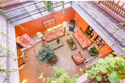Zona de estar de Patio de La Alameda
