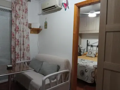 Cama o camas de una habitación en La Casita 18