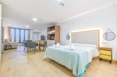Cama o camas de una habitación en El Toril & Casco Histórico