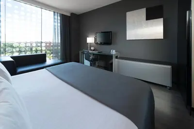 Cama o camas de una habitación en Eurostars Palace
