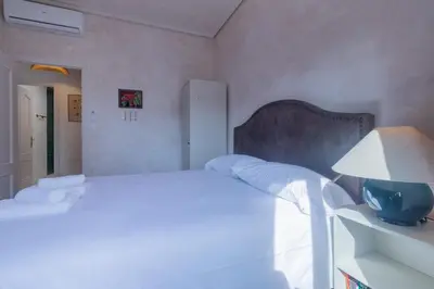 Cama o camas de una habitación en Casa Feliz