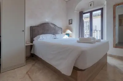 Cama o camas de una habitación en Casa Feliz