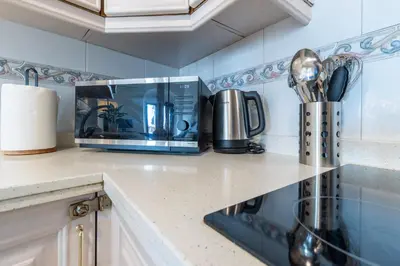 Una cocina o zona de cocina en Casa Feliz