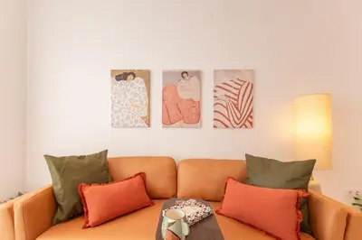 Zona de estar de Apartmentos La Florida