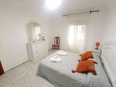 Cama o camas de una habitación en Apartamento HZ Califa
