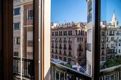 Vista general de Córdoba o vista desde el apartamento