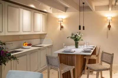 Una cocina o zona de cocina en Magno Apartments San Agustín