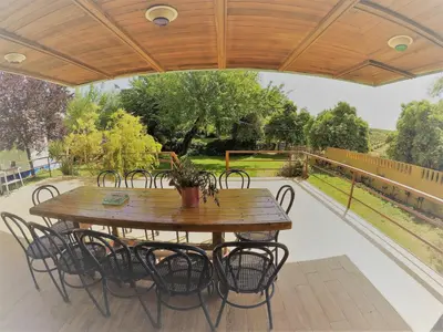 Jardín al aire libre en Huerta La Cansina