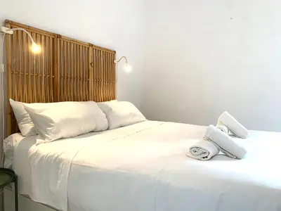Cama o camas de una habitación en Apartamento Iglesia San Luis