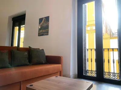 Zona de estar de Apartamento Iglesia San Luis