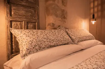 Cama o camas de una habitación en Bonita Burell Boutique