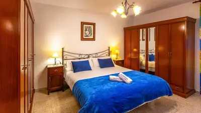 Cama o camas de una habitación en La Fuente Romana Priego de Córdoba by Ruralidays