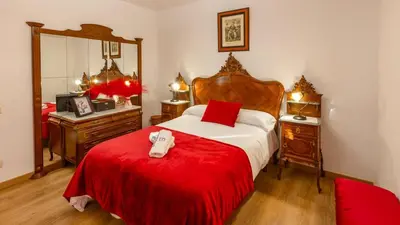 Cama o camas de una habitación en La Fuente Romana Priego de Córdoba by Ruralidays