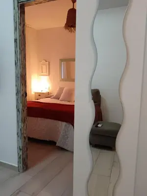 Cama o camas de una habitación en Casa Rural 
