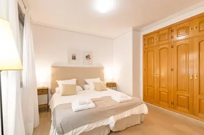Cama o camas de una habitación en Ramade San Bernardo