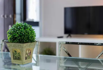 Una televisión o centro de entretenimiento en JDC1C - Beautiful Apartment in Sevilla
