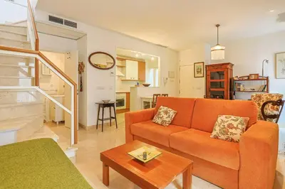 Zona de estar de Apartamento Teide Sevilla - Junto a la alameda