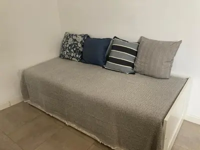 Cama o camas de una habitación en Macarena apartamento