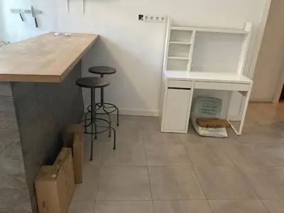Una cocina o zona de cocina en Macarena apartamento