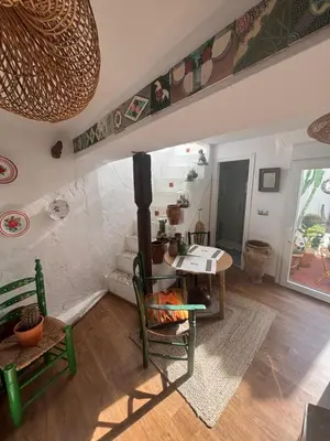 Zona de estar de Maison de village au calme