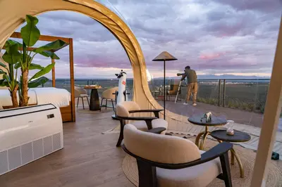 Paisaje cerca de este lodge
