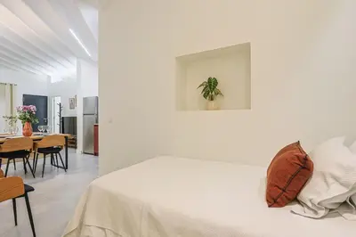 Cama o camas de una habitación en Luxury petit loft