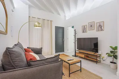 Una televisión o centro de entretenimiento en Luxury petit loft